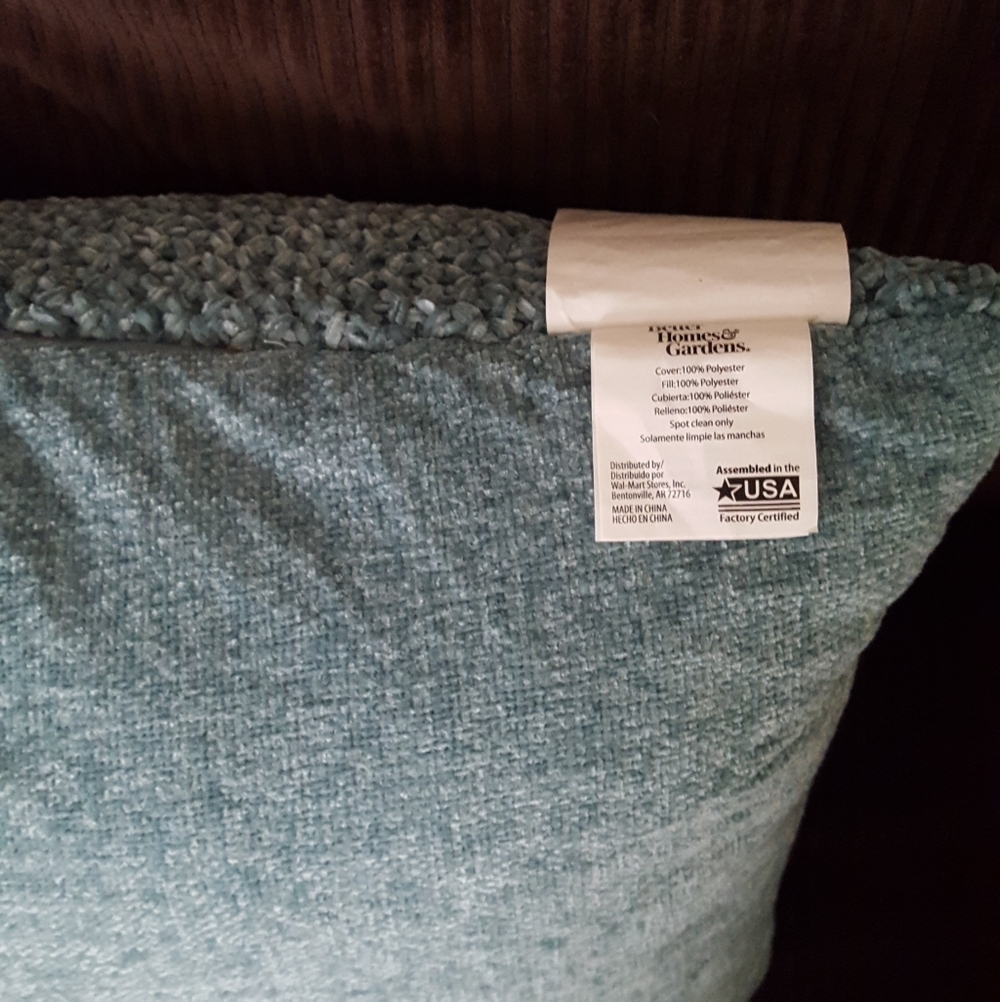 Teal Accent Pillow - Picture 3 of 8